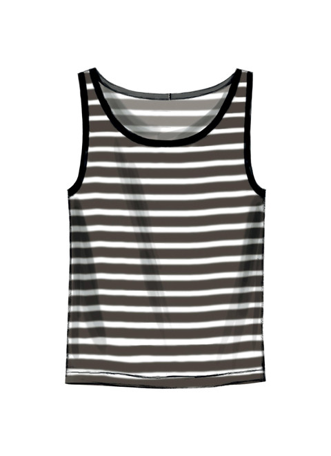 McCall's M6973 | Men's Tank Tops, Henley T-Shirts and Shorts