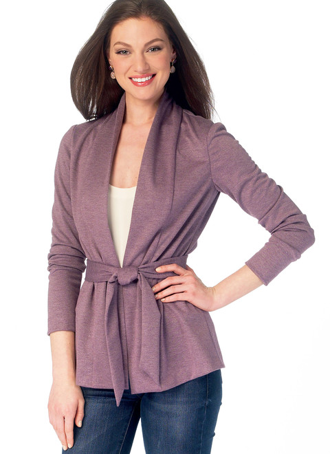 McCall's M6996 | Misses' Gathered Collar Jackets and Belt