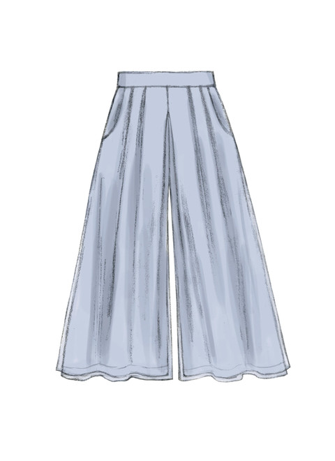 M7131 | Misses' Wide-Leg Shorts, Culottes and Pants | McCall's Patterns