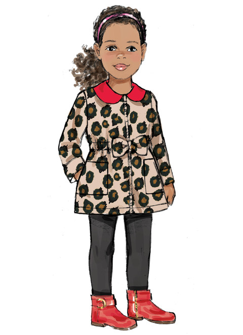 Butterick B6279 (Digital) | Children's/Girls' Vest and Jackets with Hood
