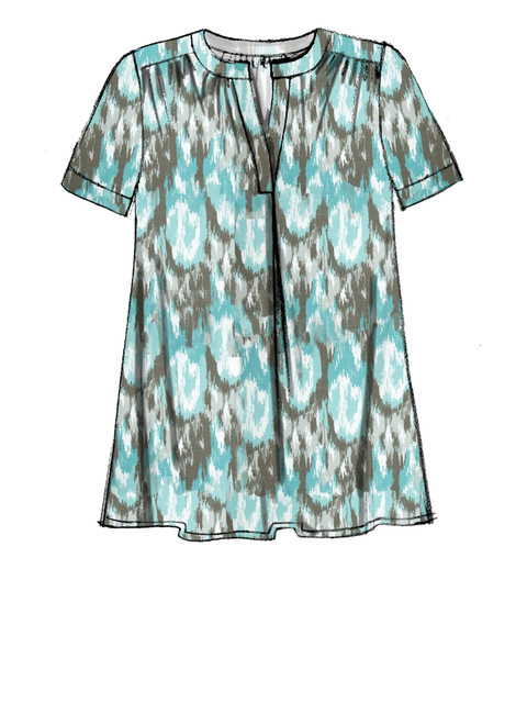 McCall's M7324 (Digital) | Misses' Half-Placket Tops and Tunic