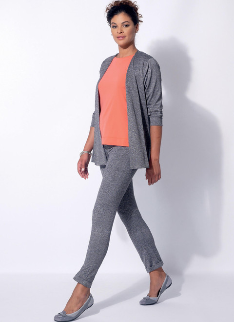 McCall's M7331 | Misses' Jacket, T-Shirt, Pencil Skirt and Leggings