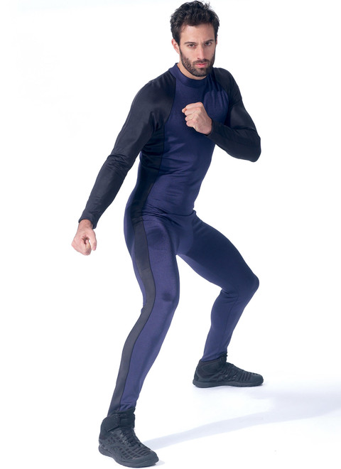 McCall's M7340 (Digital) | Men's Zippered Bodysuit by Yaya Han