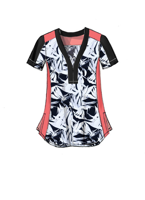 M7357 | Misses' Banded Tops with Yoke | McCall's Patterns