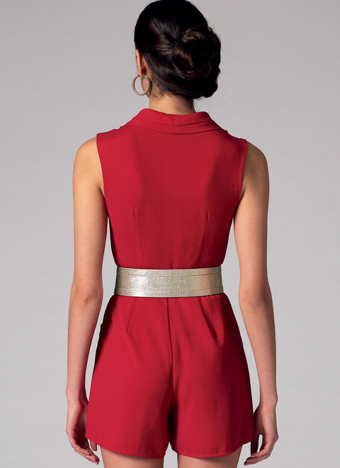 M7366 (PDF) | Misses' Pleated Surplice or Plunging-Neckline