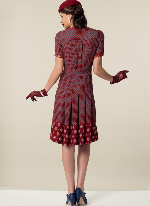 McCall's M7433 | Misses' Inverted Notch-Collar Shirtdresses and Belt