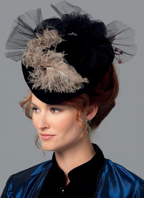 Butterick B6397 (Digital) | Misses' Hats in Four Styles