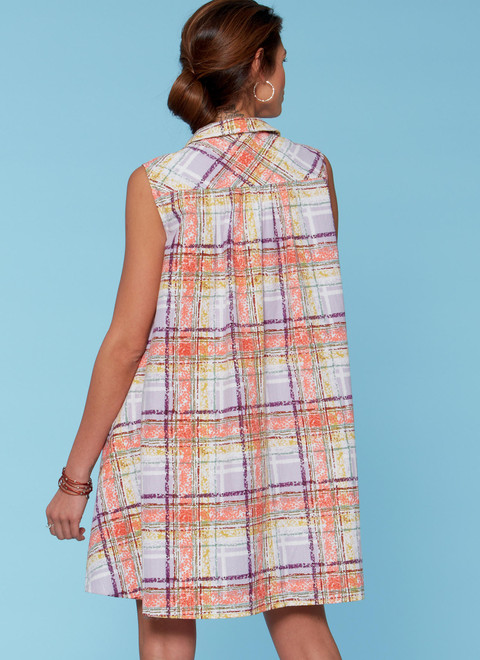 McCall's M7565 (Digital) | Misses' Shirtdresses with Sleeve Options, and Belt