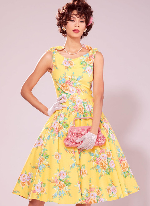 McCall's M7599 (Digital) | Misses' Lined Fit-and Flare Dresses with Petticoat