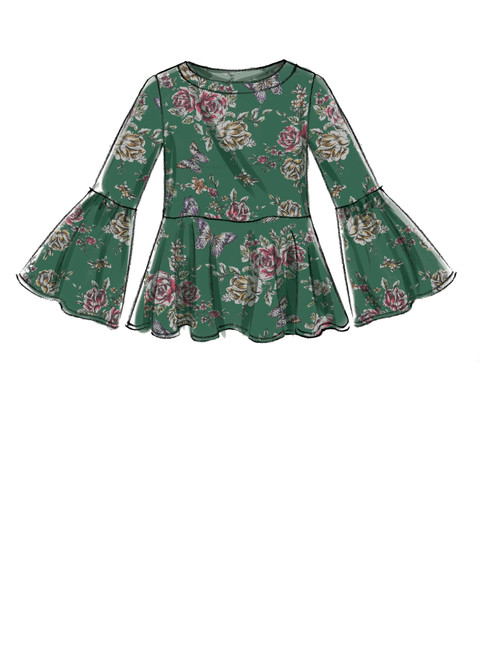 McCall's M7630 (Digital) | Misses' Tops with Sleeve and Hem Variations