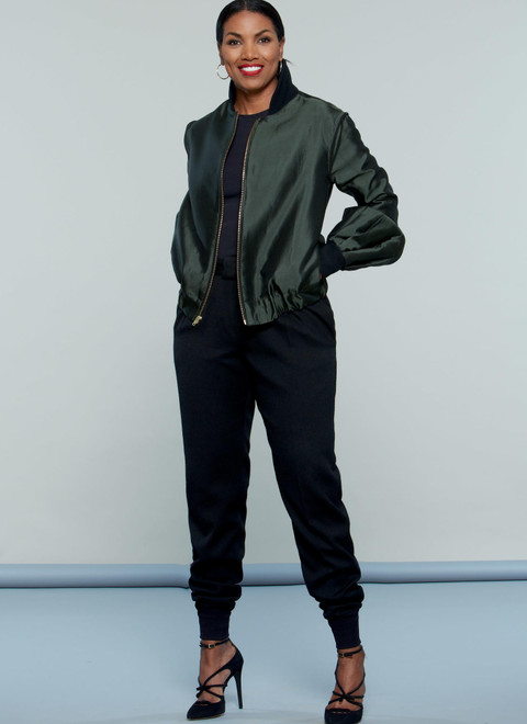 M7636 (PDF) | Misses' Bomber-Style Jacket | McCall's Patterns M7636 (PDF) | Misses' Bomber-Style Jacket | McCall's Patterns