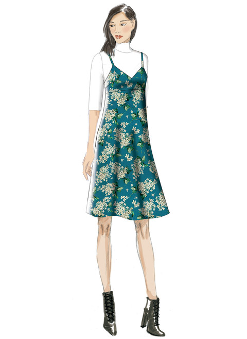 V2048 (PDF) | Vogue Patterns Misses' Evening Dress in Two