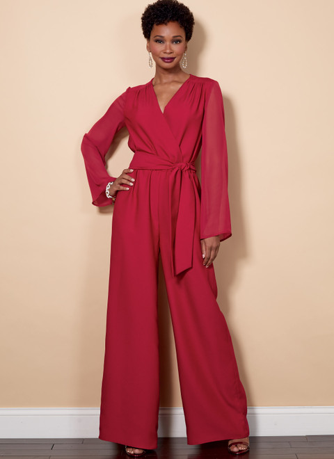 Butterick B6522 | Misses'/Women's Jumpsuit and Sash