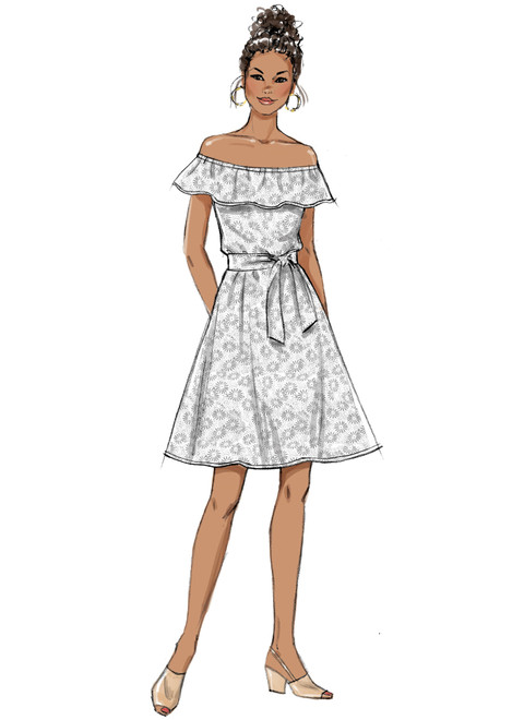 Butterick B6566 (Digital) | Misses'/Misses' Petite Dress, Romper, Jumpsuit And Sash