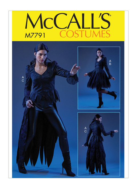 McCall's M7791 (Digital) | Misses' Costume | Front of Envelope