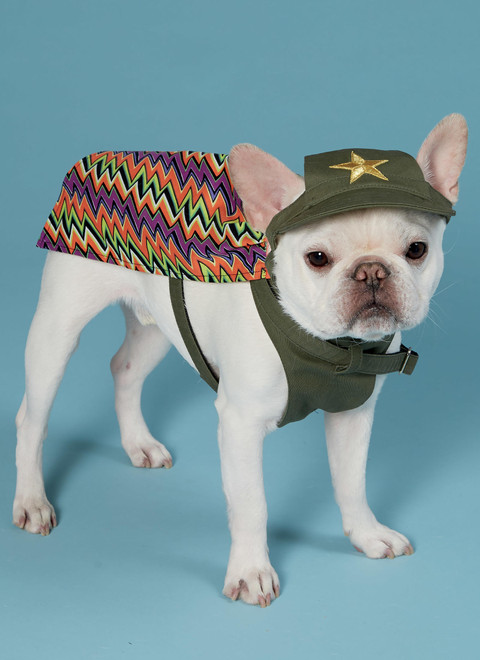 McCall's M7796 (Digital) | Dog Hats, Harness and Cape
