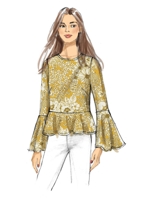 Butterick B6592 (Digital) | Misses' Top