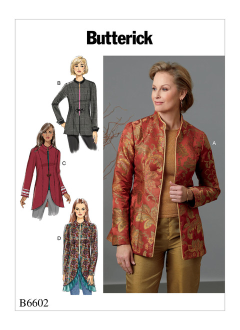 B6602 (PDF) | Misses'/Misses' Petite Jacket | Butterick Patterns