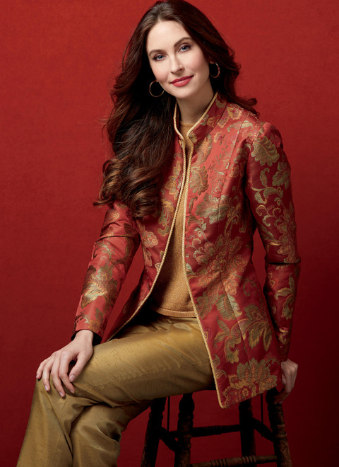 B6602 (PDF) | Misses'/Misses' Petite Jacket | Butterick Patterns