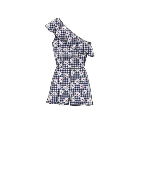 McCall's M7815 (Digital) | Misses'/Miss Petite Romper, Jumpsuit and Belt