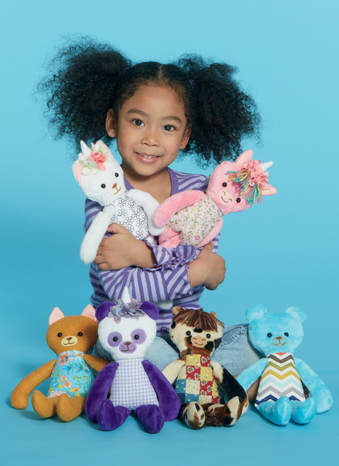 McCall's M7819 | Soft Toy Animals