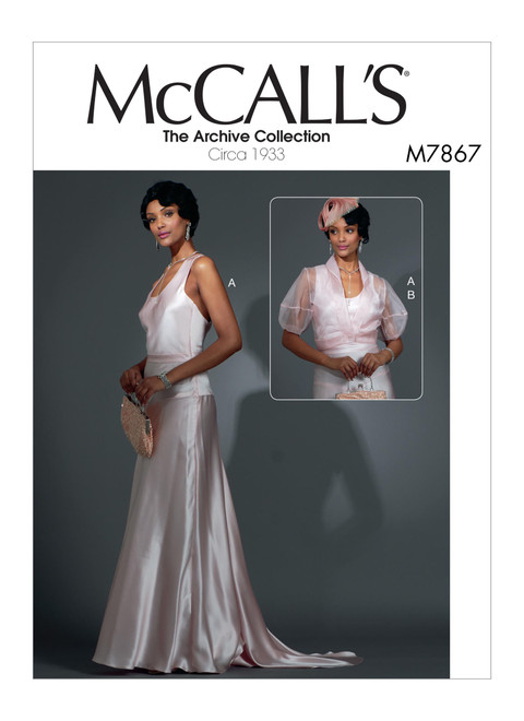 M7867 (PDF) | Misses' Dress and Jacket | McCall's Patterns