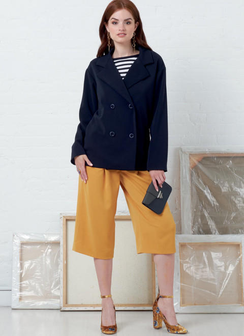M7876 (PDF) | Misses' Jackets and Pants | McCall's Patterns