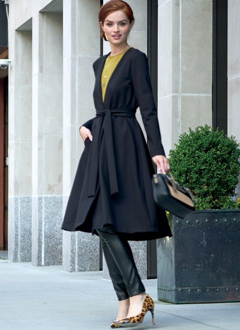 M7878 (PDF) | Misses' Jacket and Belt | McCall's Patterns