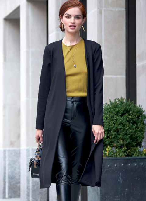 M7878 (PDF) | Misses' Jacket and Belt | McCall's Patterns