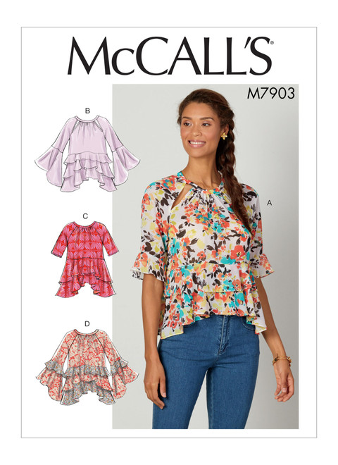 M7903 (PDF) | Misses' Tops | McCall's Patterns