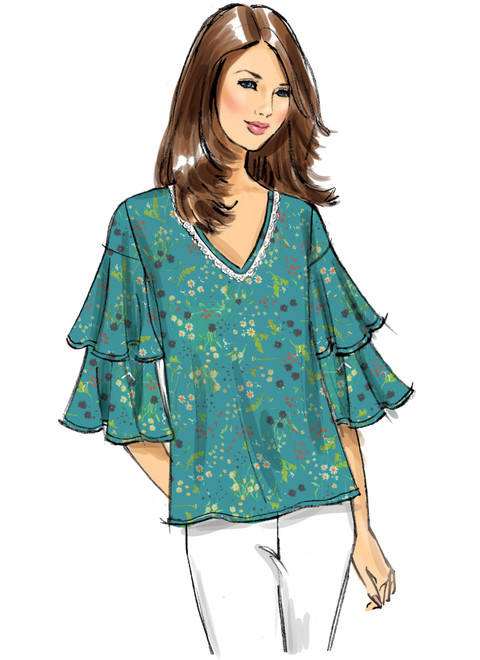 Butterick B6664 (Digital) | Misses' Top