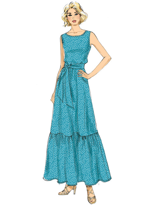Butterick 6677 Misses' Dress and Sash