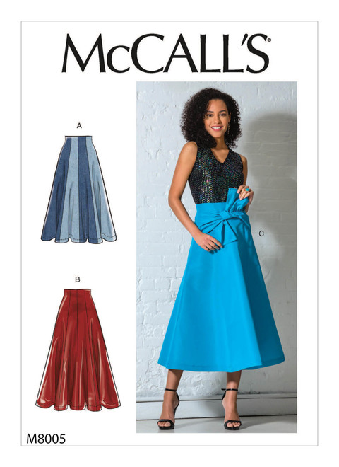 McCall's M8005 (Digital) | Misses' Skirts | Front of Envelope