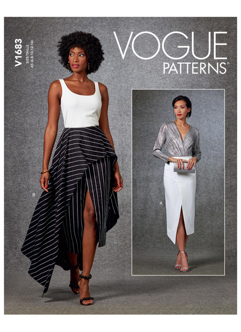 Vogue Patterns V1683 | Misses' Skirt | Front of Envelope