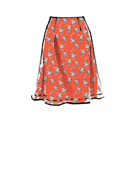 McCall's M8068 (Digital) | Misses' Skirts in Three Lengths