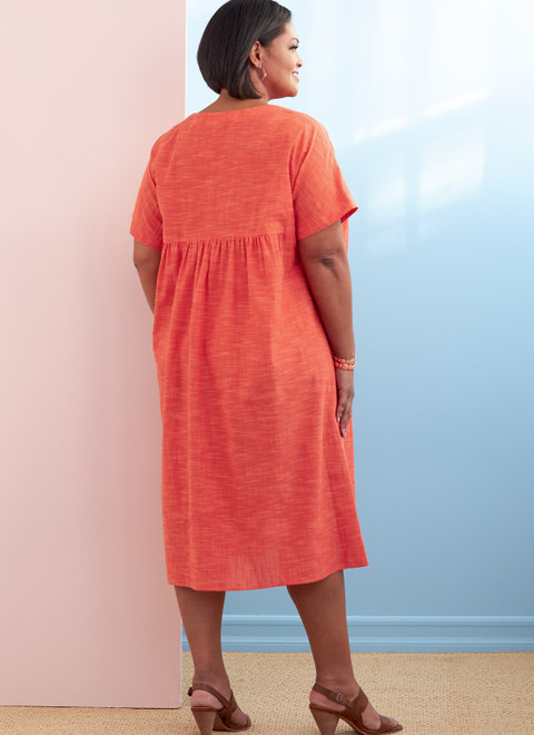 Butterick B6755 (Digital) | Women's/Women's Petite Yoke Dresses