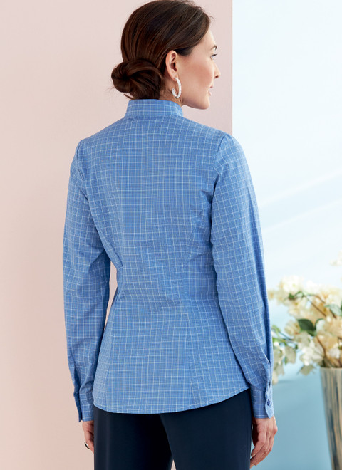 Butterick B6747 | Misses' Button-Down Collared Shirts