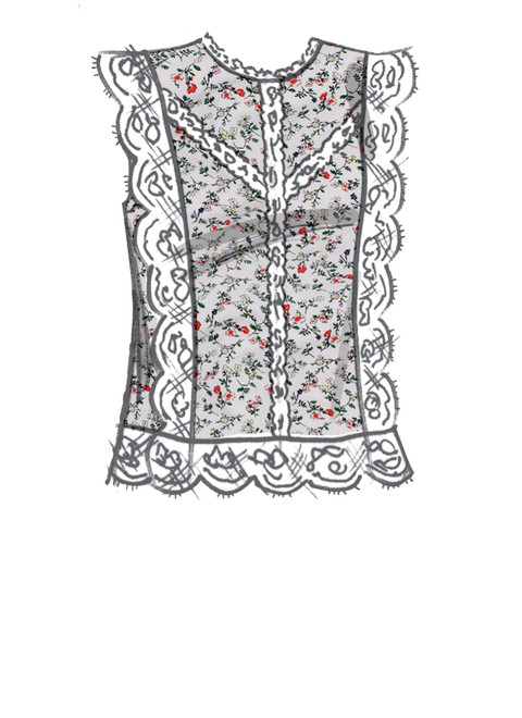 M8096 (PDF) | Misses' Tops | McCall's Patterns