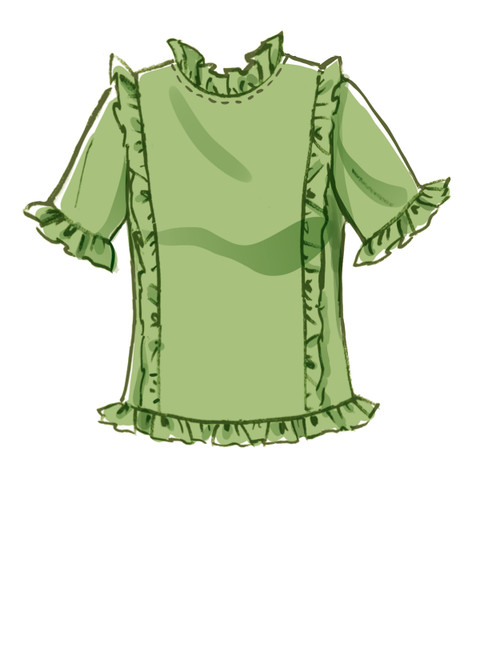M8096 (PDF) | Misses' Tops | McCall's Patterns