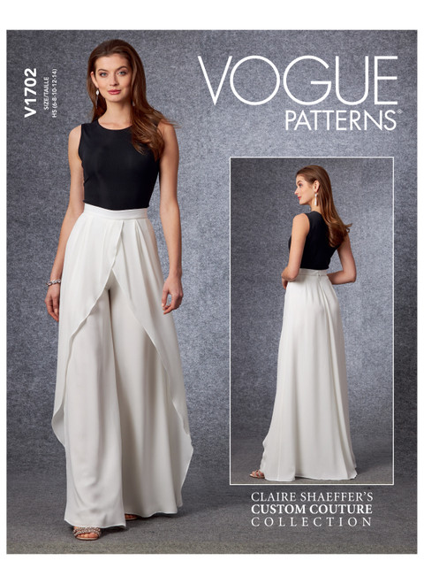 Vogue Patterns V1702 | Misses' Pants | Front of Envelope