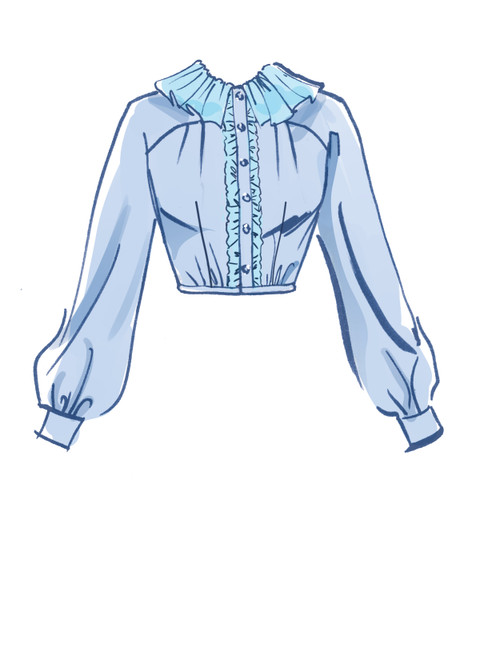 McCall's M8078 (Digital) | Misses' Historical Blouse