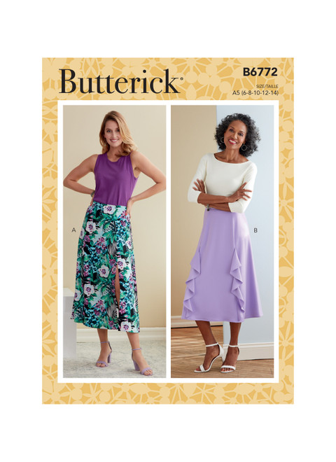 Butterick B6772 (Digital) | Misses' Skirts | Front of Envelope