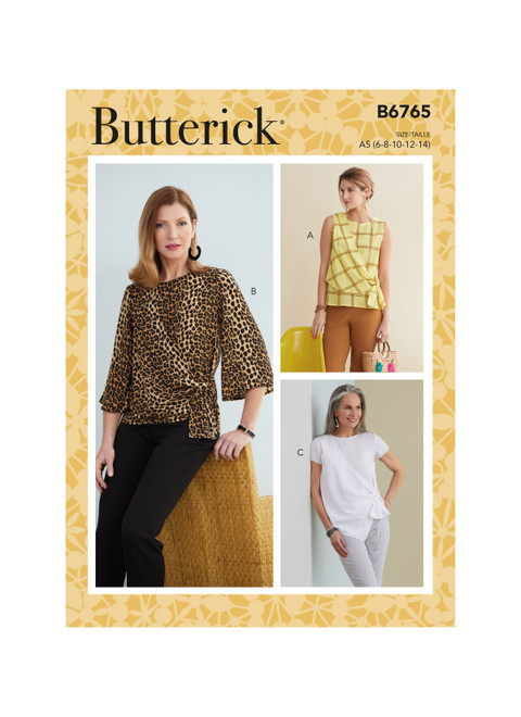 B6765 (PDF) | Misses' Tops | Butterick Patterns