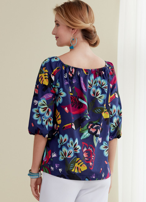 トップスパターン② B6766 (PDF) | Misses' Tops | Butterick Patterns