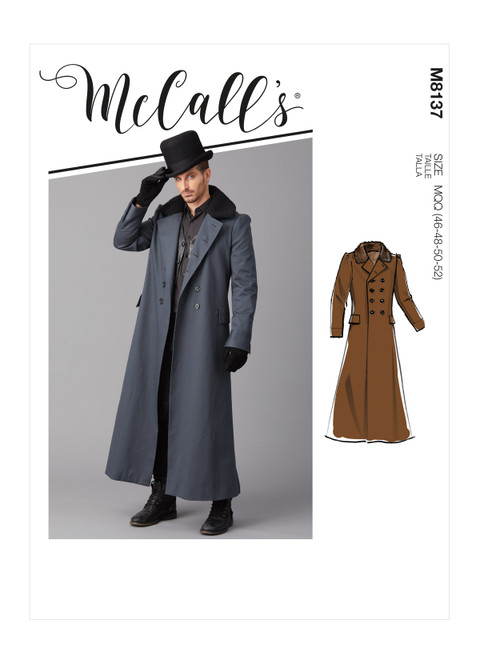 M8137 (PDF) | Men's Coat | McCall's Patterns