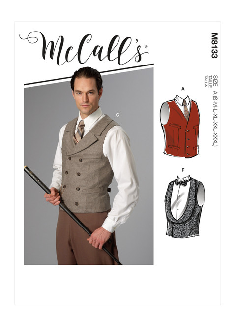 PDM8133 | Men's Vest | McCall's Patterns