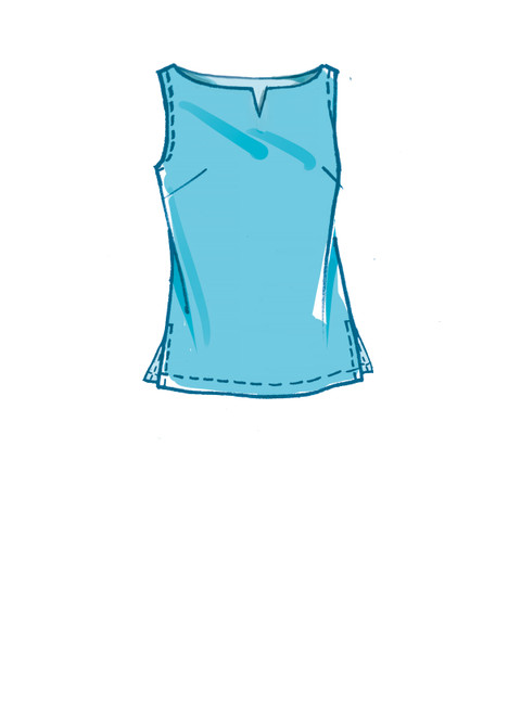 McCall's M8159 | #CherylMcCalls - Women's Side Slit Shirt, Top, Skirt & Pants