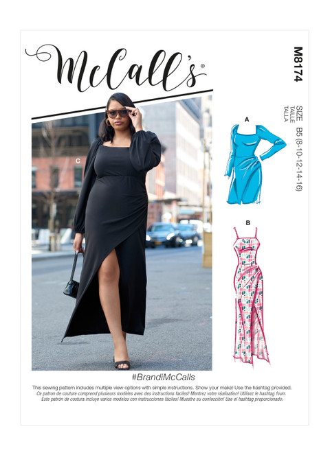 McCall's M8174 (Digital) | Misses' & Women's Dresses | Front of Envelope