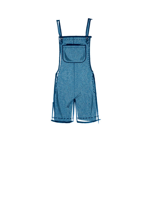 McCall's M8204 | Misses' Overalls