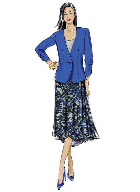 Butterick B6860 | Misses' and Women's Jacket, Skirt and Pants